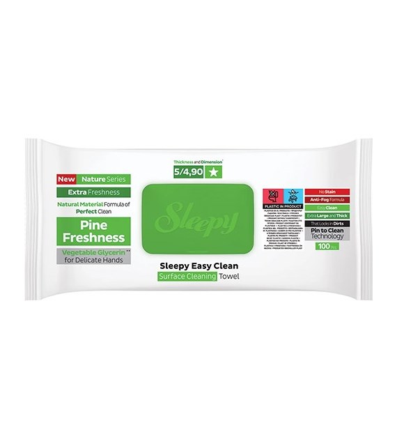 Sleepy Chusteczki Uniwersalne Pine Sosna 100szt