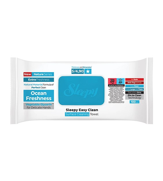 Sleepy Chusteczki Uniwersalne Ocean Fresh 100szt