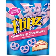 Flipz Strawberry Cheesecake Flavour Pretzels 90g