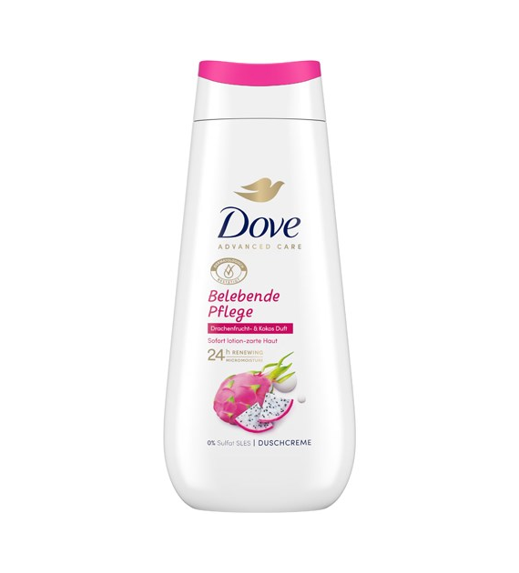 Dove Belebende Pflege Drachenfrucht Koko Gel 225ml