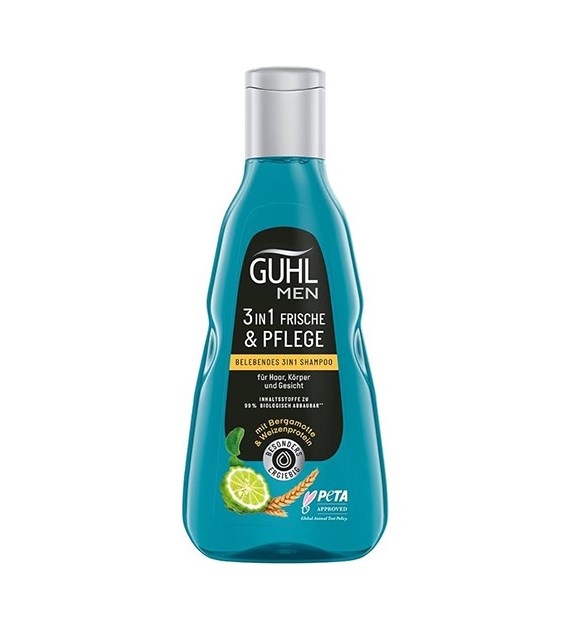 Guhl Men 3in1 Frische & Pflege Szampon 250ml
