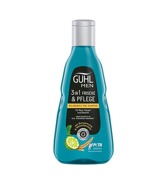 Guhl Men 3in1 Frische & Pflege Szampon 250ml