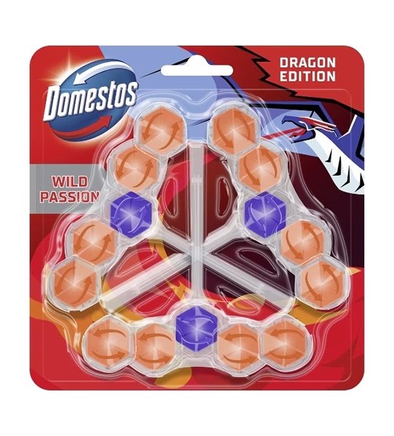 Domestos Wild Passion WC Zawieszka 3x50g