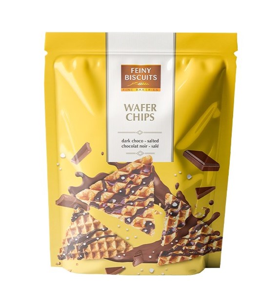 Feiny Biscuits Wafer Chips Cocoa Salt Wafelki 70g