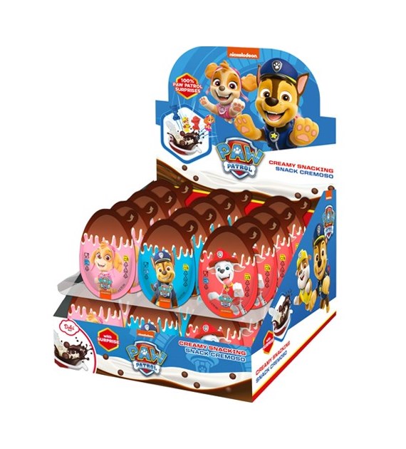 PAW Patrol Creamy Jajko Niespodzianka 24szt 420g
