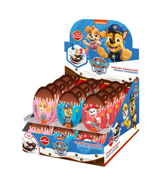 PAW Patrol Creamy Jajko Niespodzianka 24szt 420g