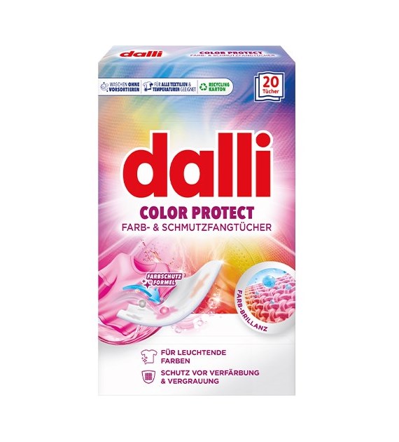 Dalli Color Protect Farb&Schmutz Chusteczki 20szt