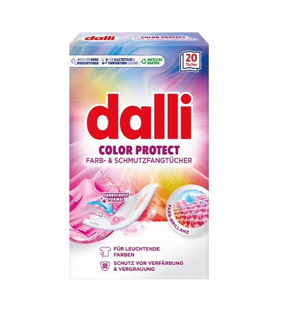 Dalli Color Protect Farb&Schmutz Chusteczki 20szt