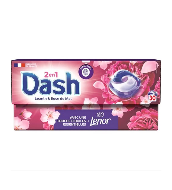 Dash 2en1 Jasmin & Rose de Mai 30p 573g