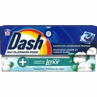 Dash 4in1 Platinum Pods Fraicheur Coton 26p 603g