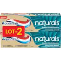 Aquafresh Naturals Menthe Rafraichiss Pasta 2x75ml