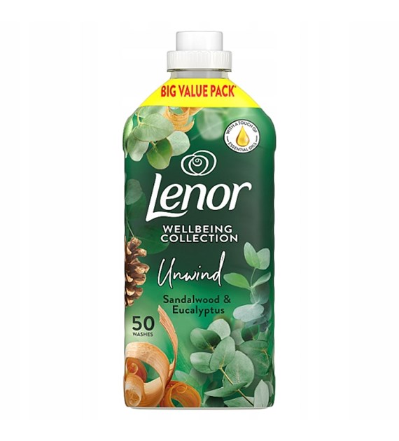 Lenor Sandalwood & Eucalyptus Płuk 50p 1,65L
