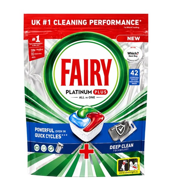 Fairy Platinum Plus All in One 42szt 651g