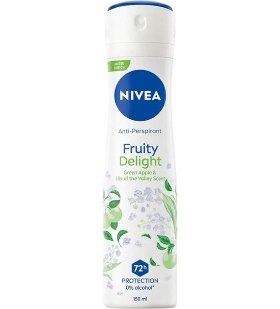 Nivea Fruity Delight 0% Alkohol  Deo 150ml