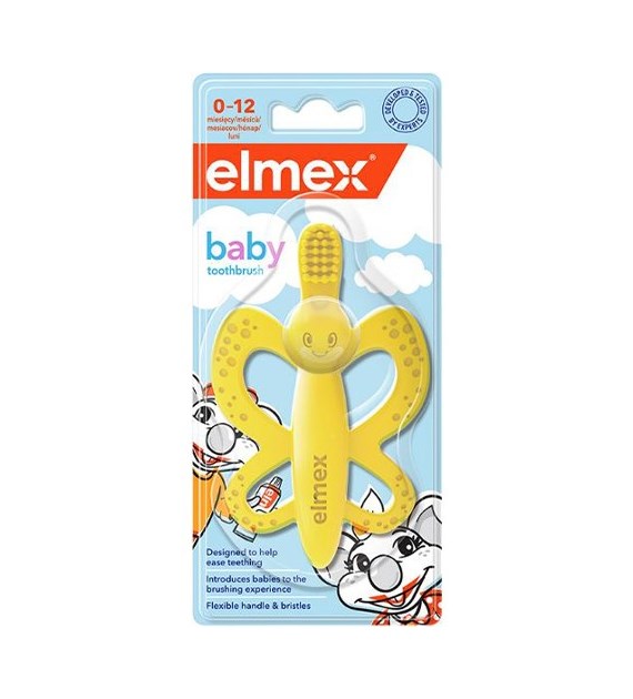 Elmex Baby Szczoteczka-Gryzak 0-12 m-cy 1szt