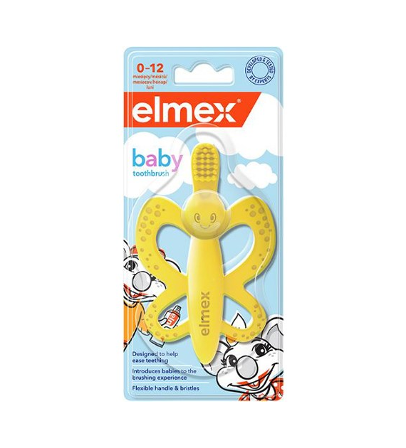 Elmex Baby Szczoteczka-Gryzak 0-12 m-cy 1szt
