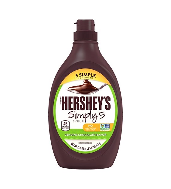 Hershey's Simply 5 Chocolate Flavour Syrop 618g