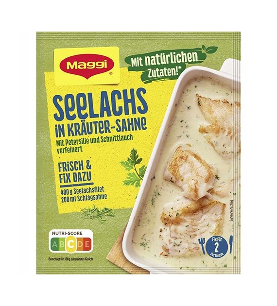 Maggi Seelachs in Krauter-Sahne Fix 33g