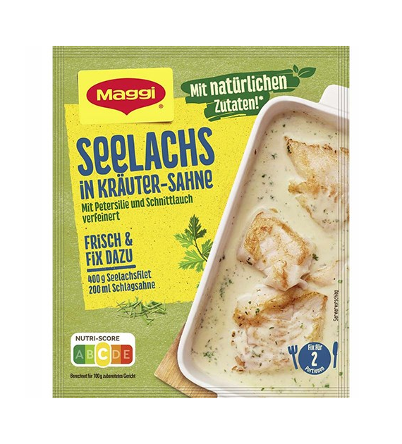 Maggi Seelachs in Krauter-Sahne Fix 33g