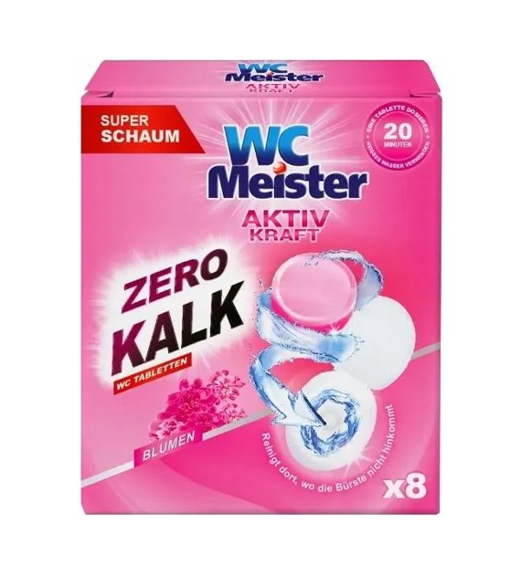 WC Meister Aktiv Kraft Blumen WC Tabs 8szt 160g