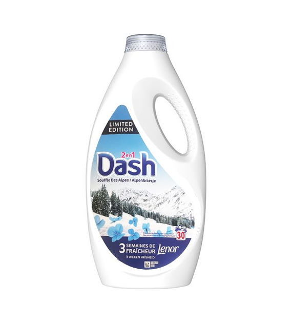 Dash 2en1 Souffle des Alpes Gel 30p 1,2L