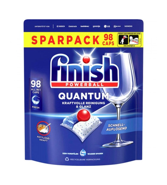 Finish Powerball Quantum Fresh 98szt 1kg