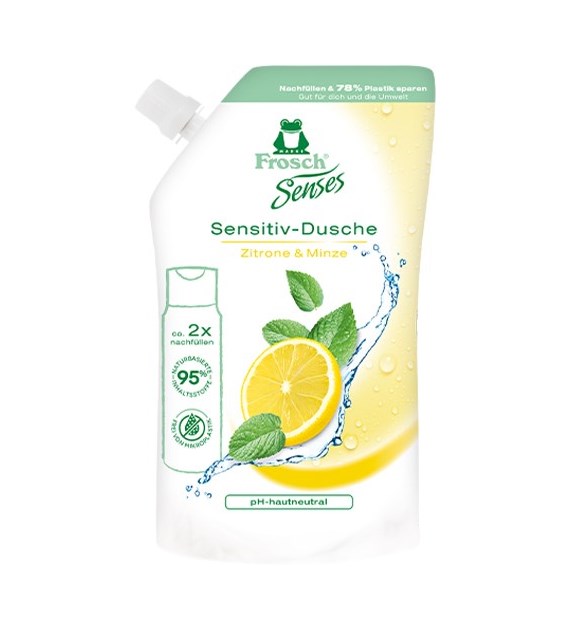 Frosch Senses Zitrone & Minze Zapas Gel 500ml
