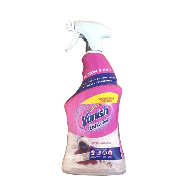 Vanish Oxi Action Detachant a Sec Odpl Spr 750ml