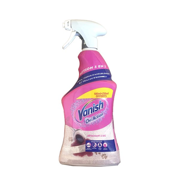 Vanish Oxi Action Detachant a Sec Odpl Spr 750ml