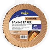 Clarina Air Fryer Papier Okrągły 16cm 50szt