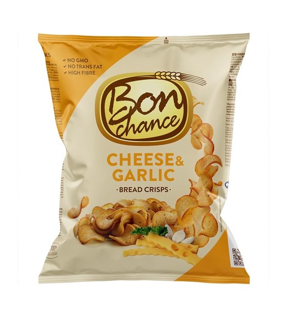 Bon Chance Bread Crisps Cheese & Garlic 120g