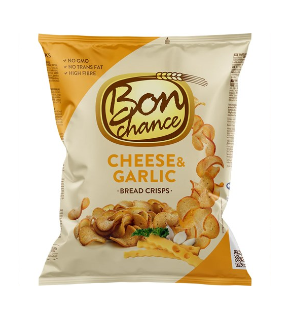 Bon Chance Bread Crisps Cheese & Garlic 120g