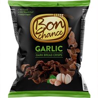 Bon Chance Dark Bread Crisps Garlic 120g