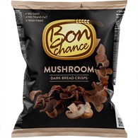 Bon Chance Dark Bread Crisps Mushroom 120g