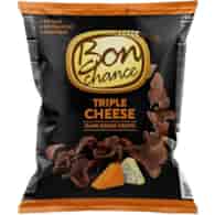 Bon Chance Dark Bread Crisps Triple Cheese 120g