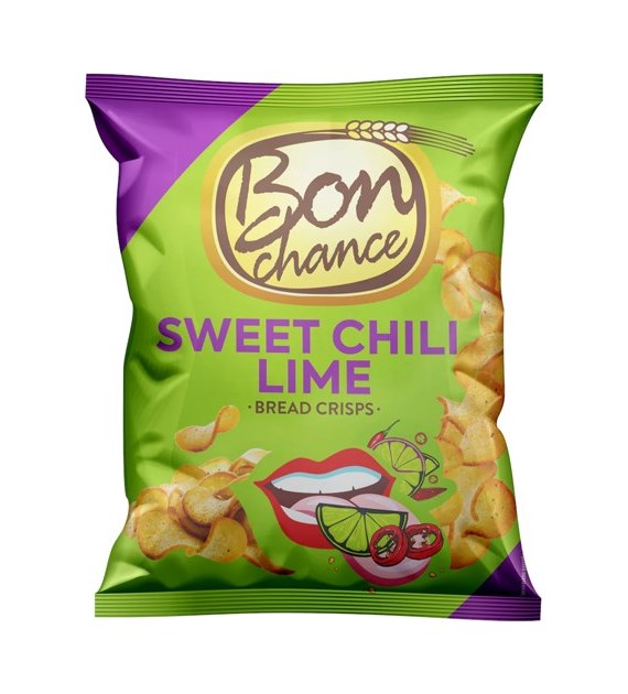 Bon Chance Bread Crisps Sweet Chili Lime 120g