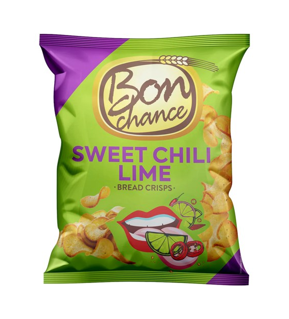 Bon Chance Bread Crisps Sweet Chili Lime 120g