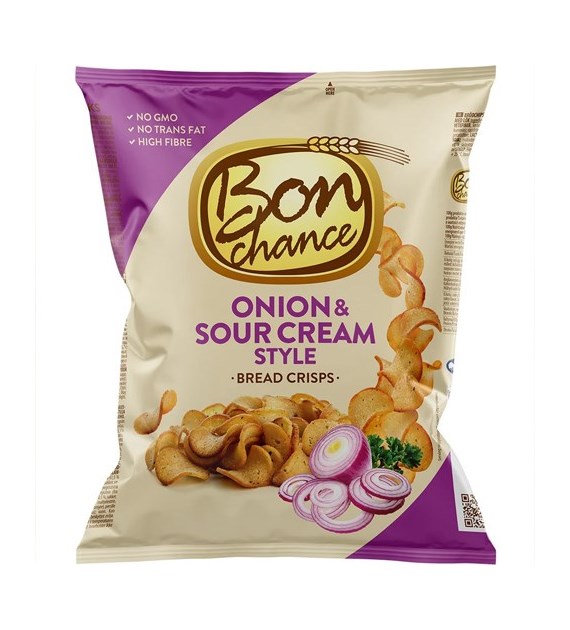 Bon Chance Bread Crisps Onion & Sour Cream 120g