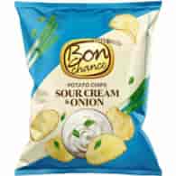 Bon Chance Potato Chips Sour Cream & Onion 130g