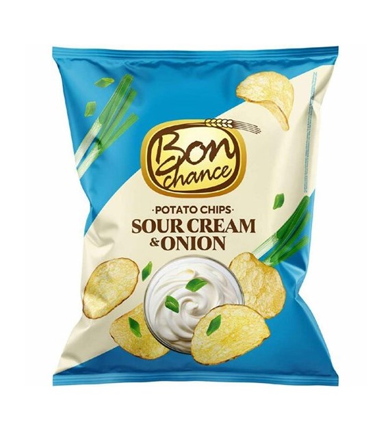 Bon Chance Potato Chips Sour Cream & Onion 130g