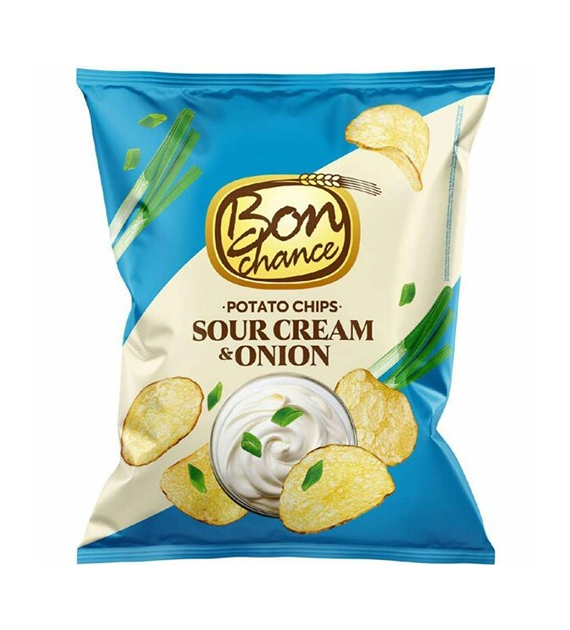 Bon Chance Potato Chips Sour Cream & Onion 130g