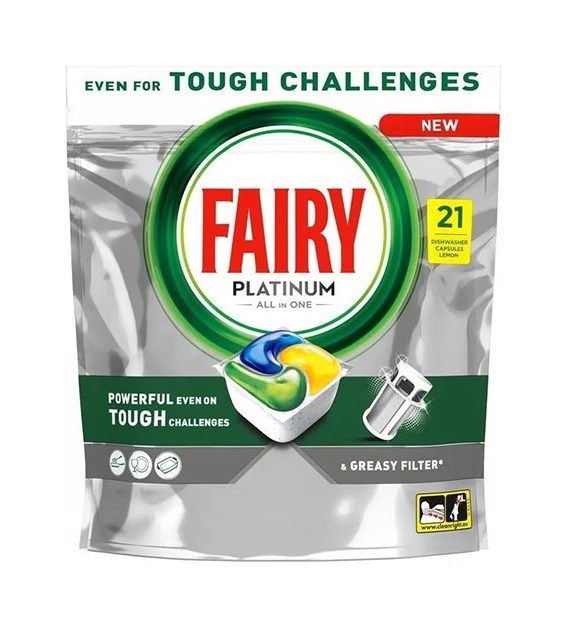 Fairy Platinum All in 1 Lemon 21szt 313g