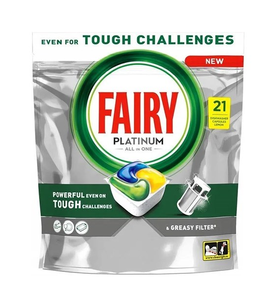 Fairy Platinum All in 1 Lemon 21szt 313g