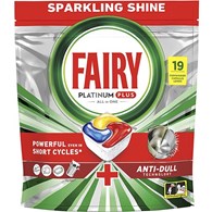 Fairy Platinum Plus All in One Lemon 19szt 295g
