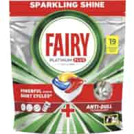 Fairy Platinum Plus All in One Lemon 19szt 295g