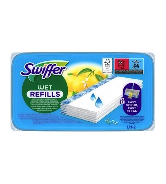 Swiffer Wet Citrus Fresh do Mopa 10szt