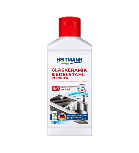 Heitmann Glaskeramik & Edelstahl Reiniger 250ml