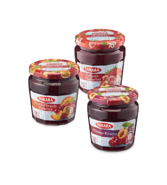 Tamara PflaumeKirsche/Maracuja/Rhabar Dżem 450g