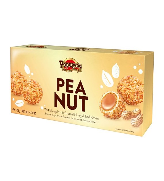 Papagena Peanut Waffelkugeln Kulki Orzechowe 125g