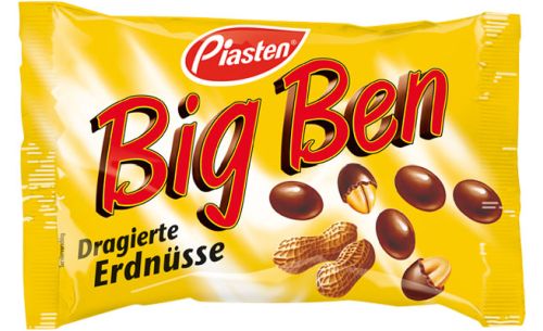 Big Ben Dragierte Erdnusse Żółty 250g